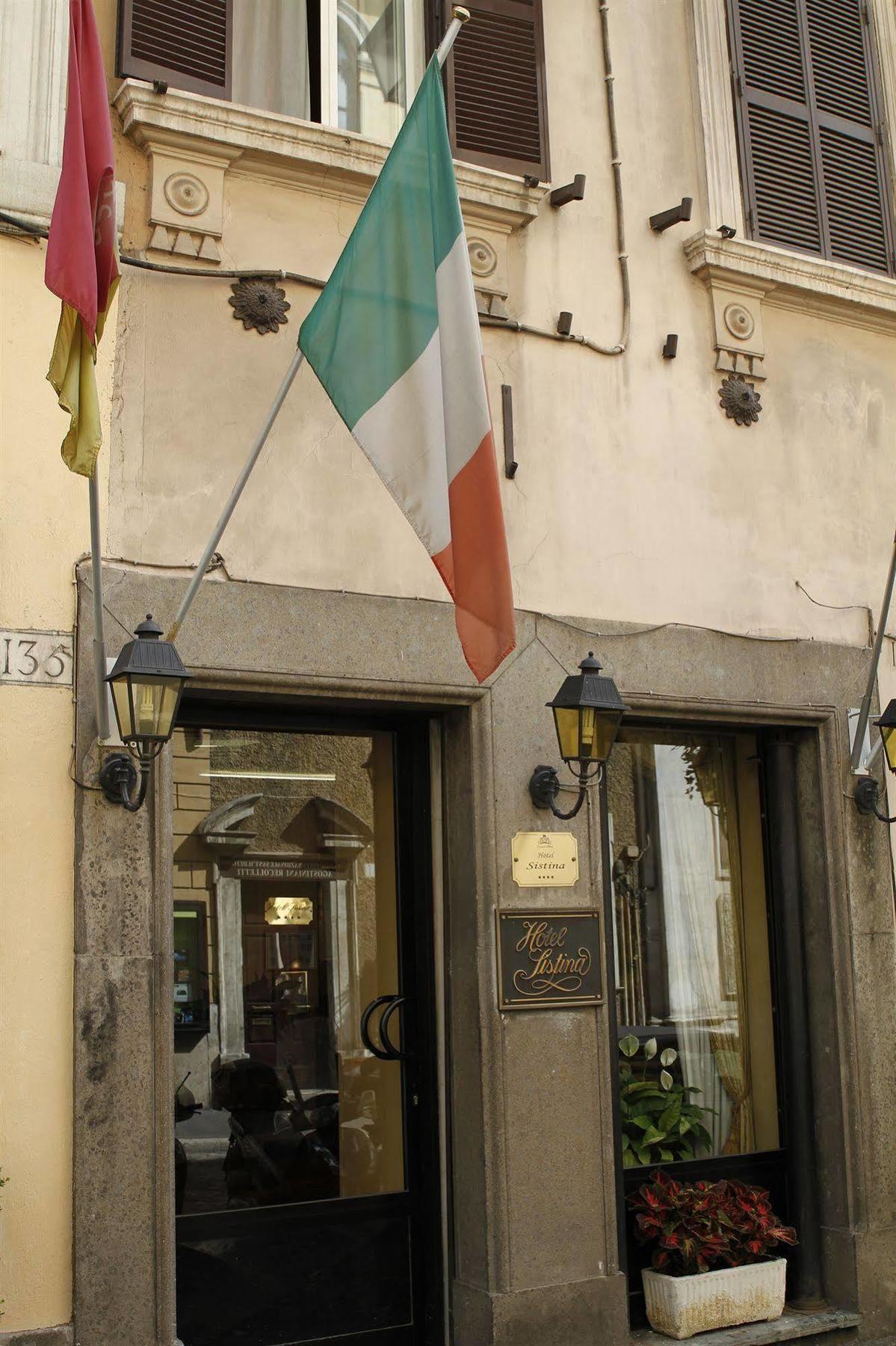 Hotel Sistina Róma Kültér fotó